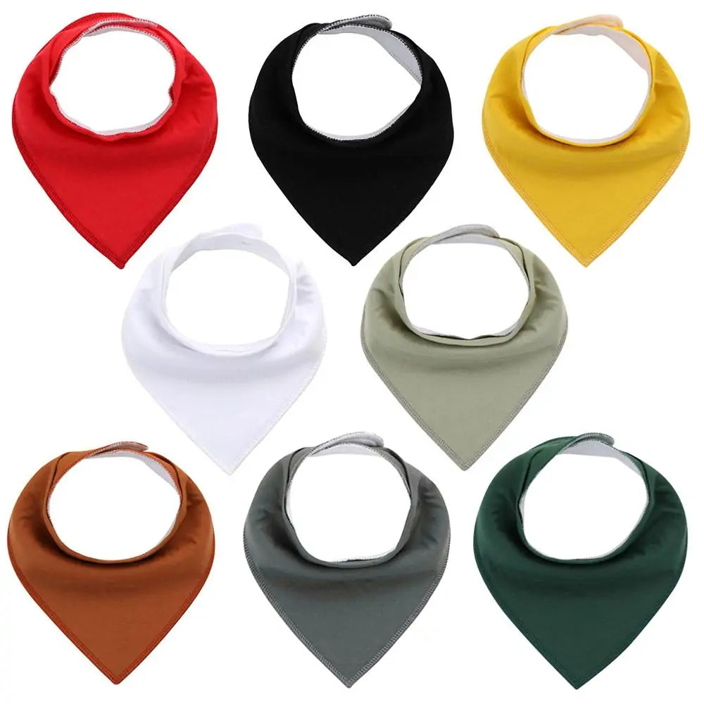 Soft Baby Bibs - 8 PACK