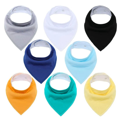 Soft Baby Bibs - 8 PACK