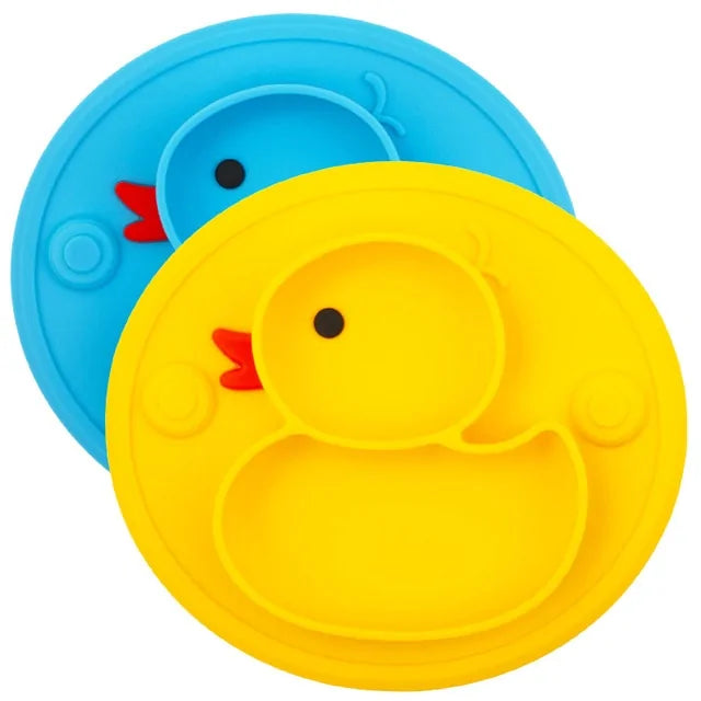 Baby Duck Silicone Plate