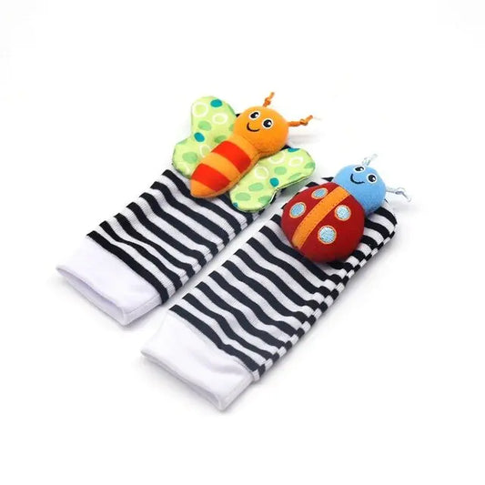 Interactive Baby Rattle Sock Set