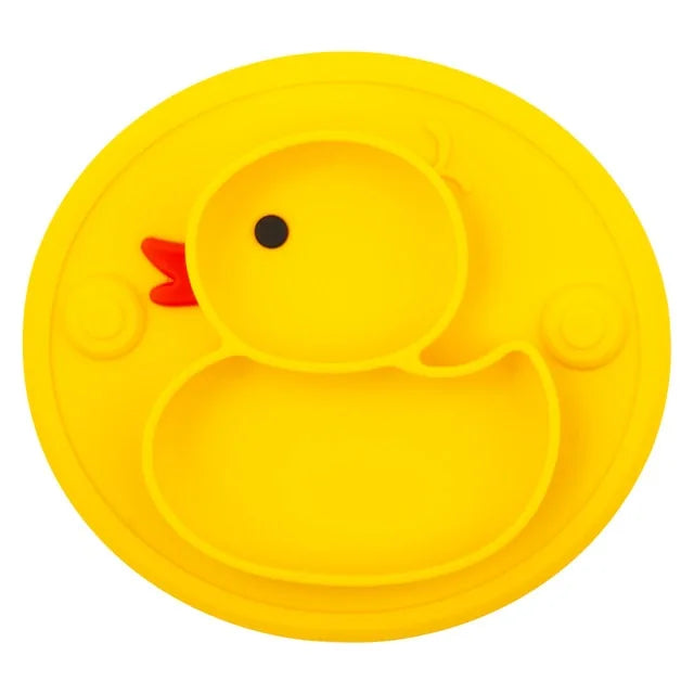 Baby Duck Silicone Plate