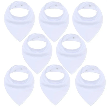 Soft Baby Bibs - 8 PACK