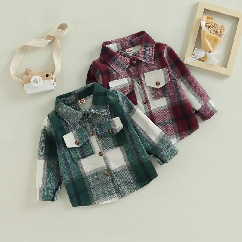 Toddler Flannel Long Sleeve