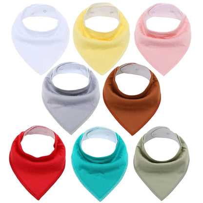 Soft Baby Bibs - 8 PACK